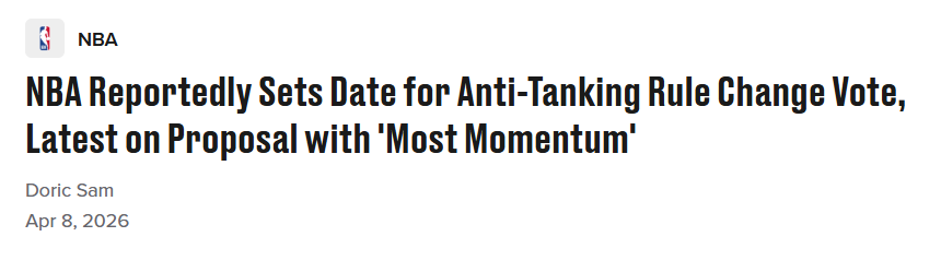 开云app-反摆烂新规5月29日投票！NBA面临两大难题 追梦呼吁往死里罚